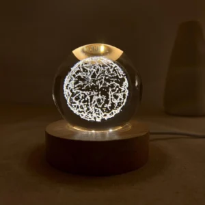 Engraved Star Chart Globe Night Lamp