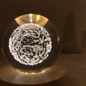 Engraved Star Chart Globe Night Lamp