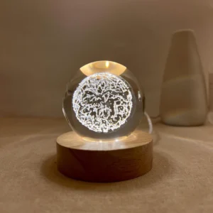 Engraved Star Chart Globe Night Lamp