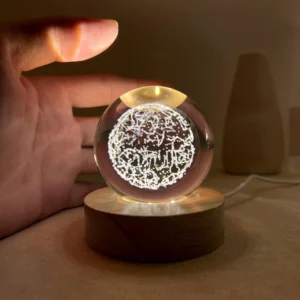 Engraved Star Chart Globe Night Lamp