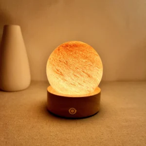 Engraved Sun Crystal Ball Night Light