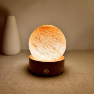Engraved Sun Crystal Ball Night Light
