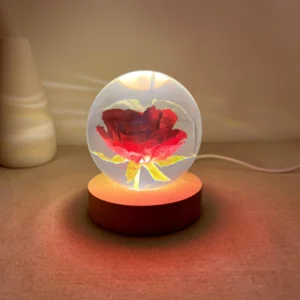 Eternal Rose Crystal Ball Night Light