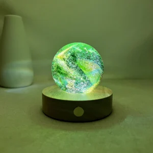 Green Galaxy Crystal Ball Night Lamp