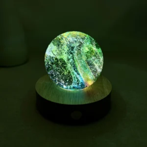 Green Galaxy Crystal Ball Night Lamp