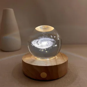 Milky Way Engraved Crystal Ball Night Light
