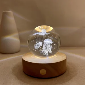 Ocean Jellyfish Crystal Ball Night Light