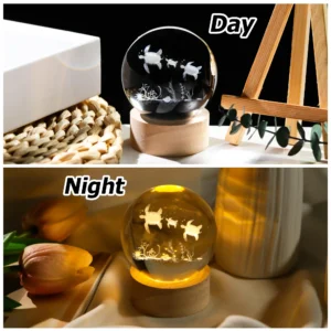 3D Sea Turtle Crystal Night Lamp