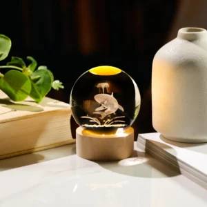 3D Shark Crystal Ball Night Light