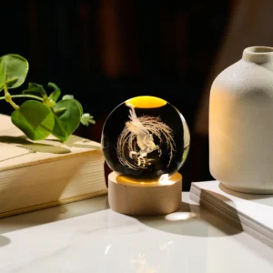 3D Unicorn Crystal Sphere Night Lamp