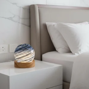 Blue Planet Crystal Globe Night Light